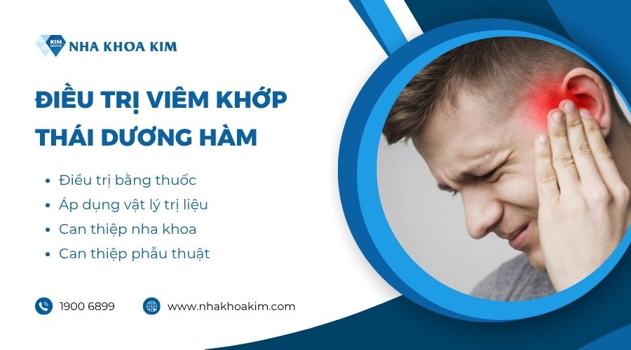 Điều trị viêm khớp thái dương hàm