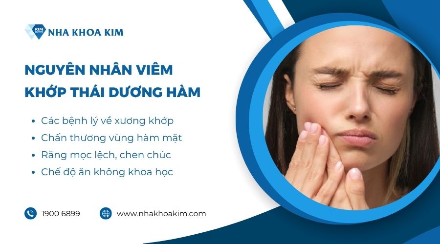 Nguyên nhân viêm khớp thái dương hàm