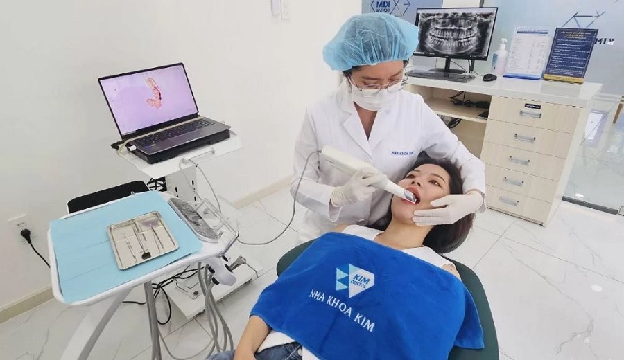 Hệ thống máy quét Oral Scan 3D hiện đại nhất tại Nha Khoa Kim
