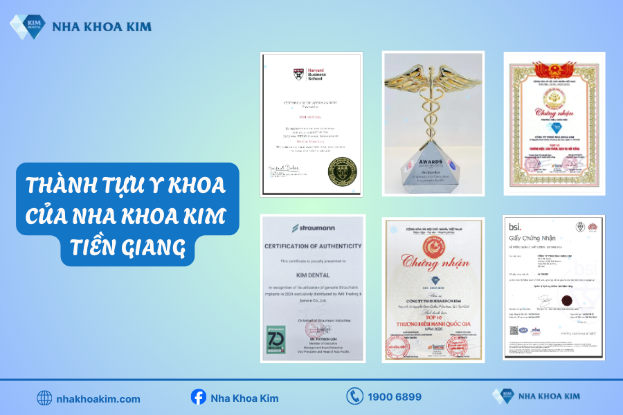 Các thành tựu y khoa danh giá của Nha Khoa Kim