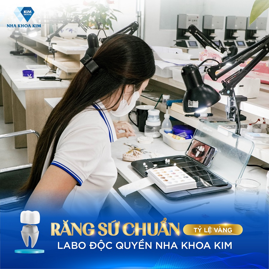 Hệ thống Nha Khoa Kim sở hữu nhà máy Labo A&B hiện đại