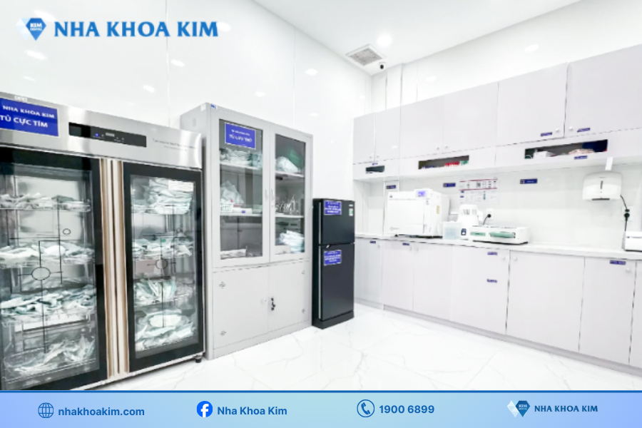 Phòng khám Nha Khoa Kim Quận 7 cam kết đảm bảo tuyệt đối yếu tố vô trùng