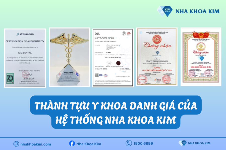 Hệ thống Nha Khoa Kim đã ghi dấu ấn trên bản đồ nha khoa Việt với loạt thành tựu y khoa nổi bật