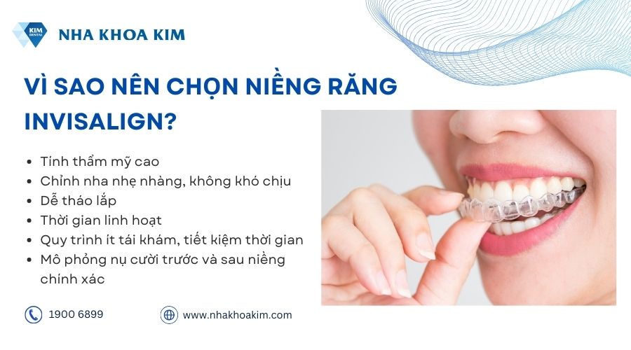 Vì sao nên chọn niềng răng Invisalign?