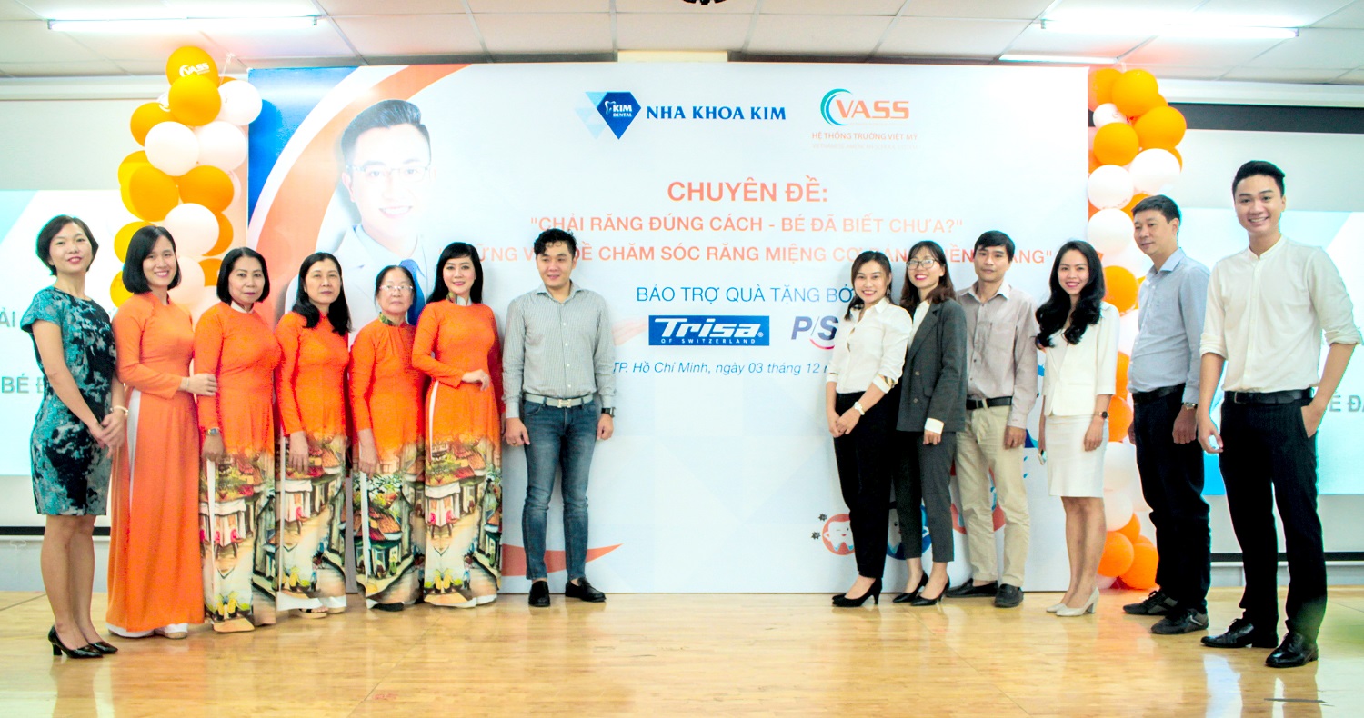 Nha khoa Kim được VASS tin tưởng chọn bảo trợ sức khỏe răng miệng cho hàng ngàn CB-NV, phụ huynh và học sinh Nha khoa Kim được VASS tin tưởng chọn bảo trợ sức khỏe răng miệng cho hàng ngàn CB-NV, phụ huynh và học sinh