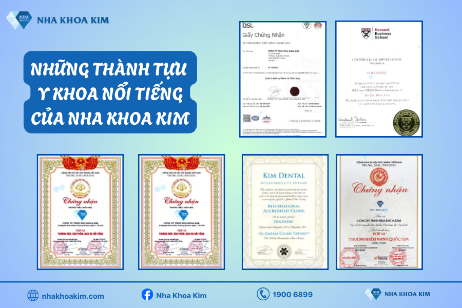 Những thành tựu y khoa nổi tiếng của Nha Khoa Kim