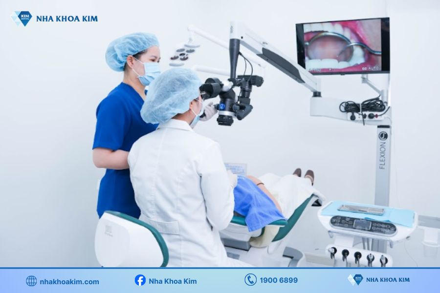 Kính hiển vị nha khoa hiện đại tại Nha Khoa Kim quận 6