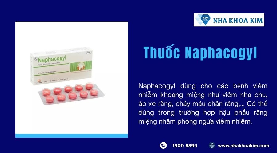 Thuốc chữa viêm lợi tốt nhất Naphacogyl
