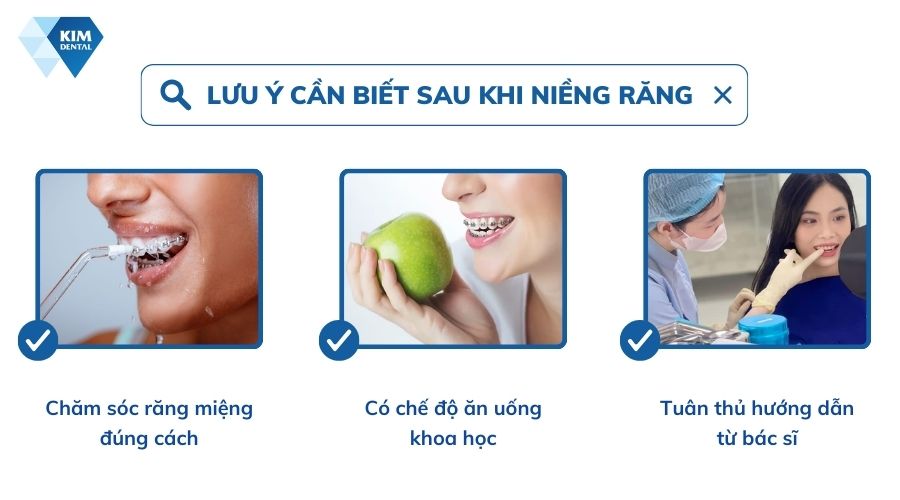 Lưu ý khi niềng răng