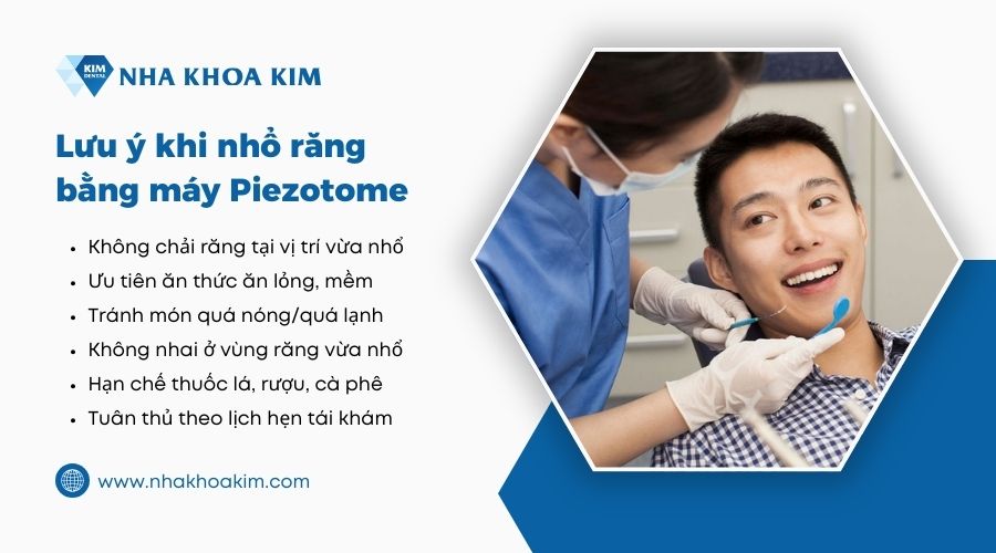 lưu ý khi nhổ răng bằng sóng siêu âm hiện đại