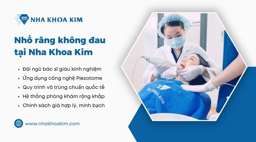 nhổ răng bằng máy siêu âm tại nha khoa kim