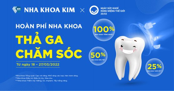 Hoàn phí nha khoa, thả ga chăm sóc