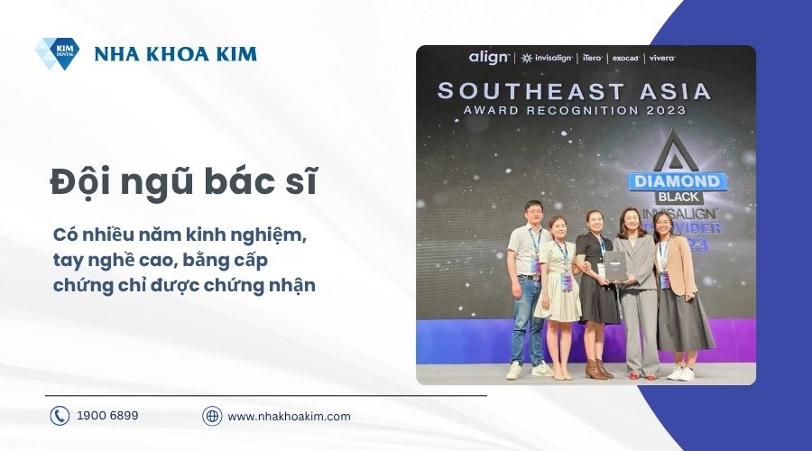 bác sĩ Nha Khoa Kim đạt danh hiệu black diamond
