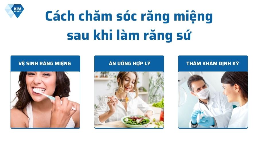 Cách chăm sóc răng miệng sau khi làm răng sứ hạn chế ê buốt