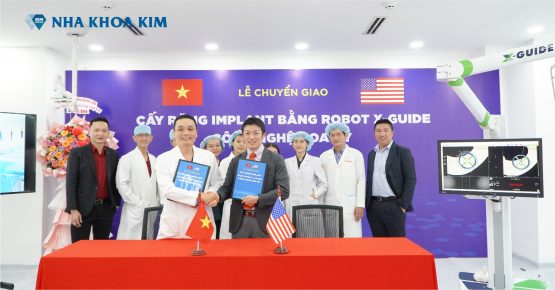 Nha Khoa Kim đầu tư Robot X-guide cấy ghép Implant công nghệ Hoa Kỳ