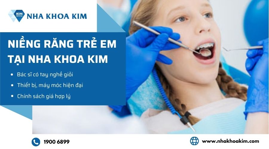 Địa chỉ niềng răng cho trẻ uy tín, chất lượng cao