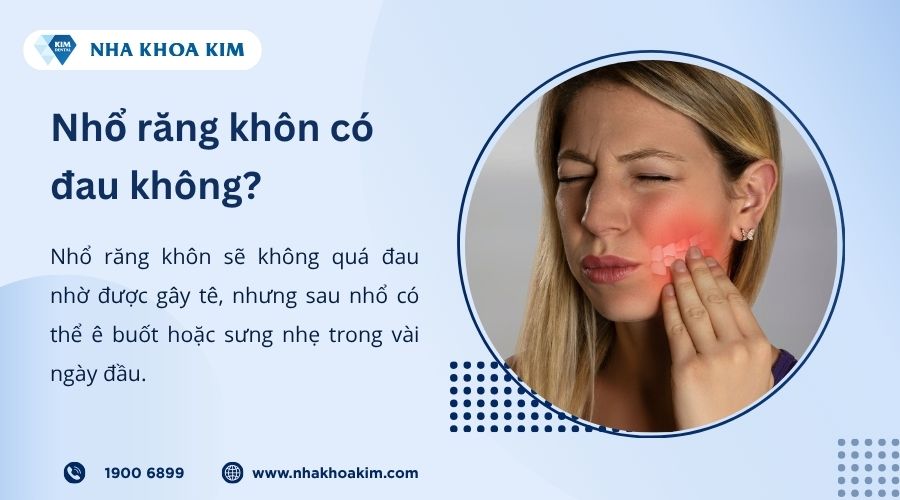 Nhổ răng khôn có đau không