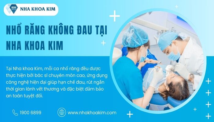 nhổ răng không đau tại Nha Khoa Kim