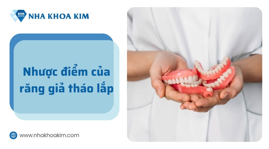Nhược điểm của trồng răng hàm giả tháo lắp