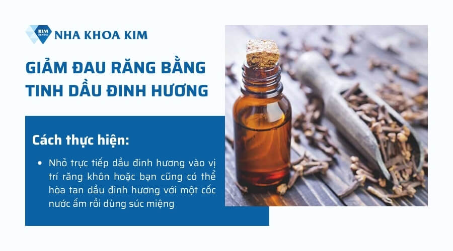 cách giảm đau khi mọc răng khôn tại nhà bằng tinh dầu đinh hương