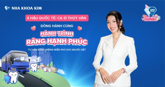 Á hậu Quốc tế/Ca sĩ Thúy Vân đồng hành cùng “Hành trình răng hạnh phúc”