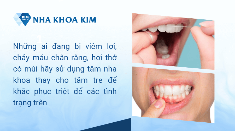 Lợi ích khi dùng đúng tăm nha khoa