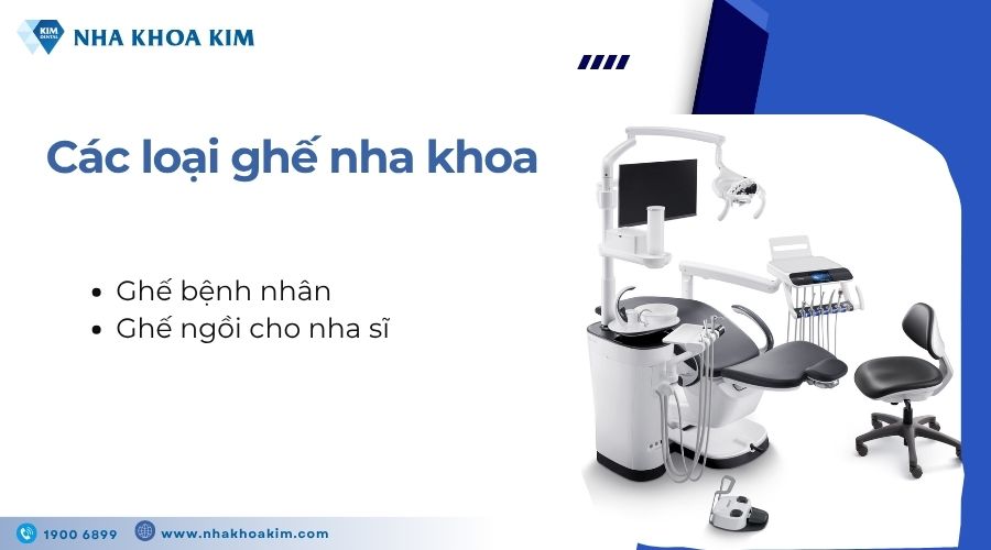 Các loại ghế trong nha khoa