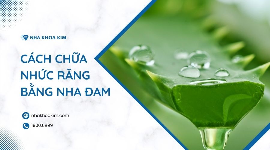 Cách trị nhức răng bằng gel nha đam