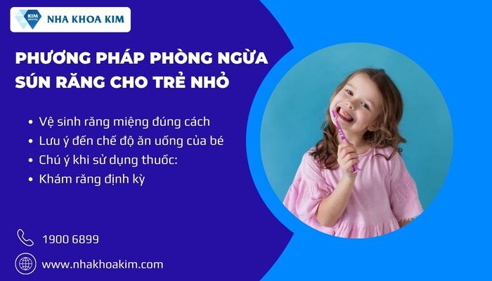 phòng ngừa sún răng ở trẻ nhỏ