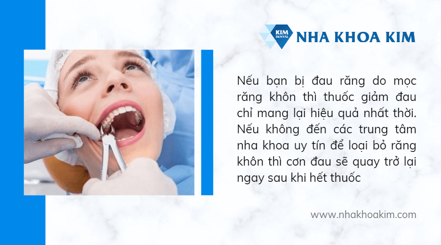 Lưu ý khi sử dụng thuốc giảm đau răng tại nhà