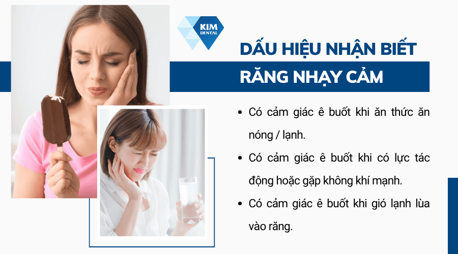 Dấu hiệu nhận biết răng nhạy cảm