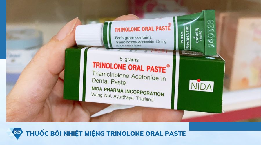 Thuốc bôi viêm loét miệng Trinolone