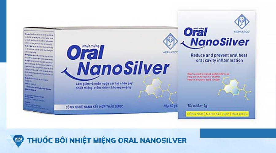 thuốc thoa ngoài da nhiệt miệng oral nanosilver