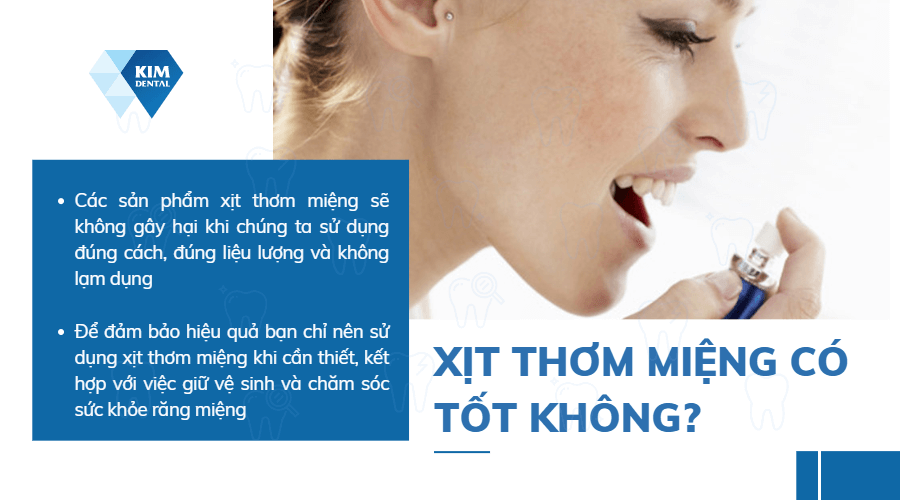 Xịt thơm miệng có tốt không?