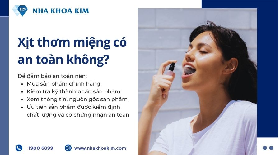 chai xịt miệng có an toàn không