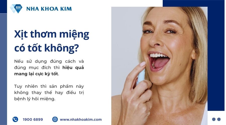 xịt thơm miệng có tốt không