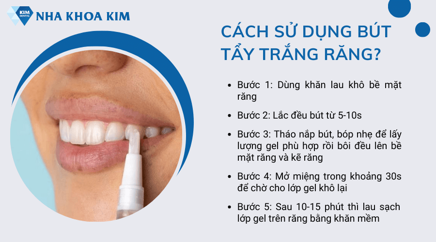 Cách Sử Dụng Bút Làm Trắng Răng: Hướng Dẫn Chi Tiết Cho Nụ Cười Rạng Rỡ