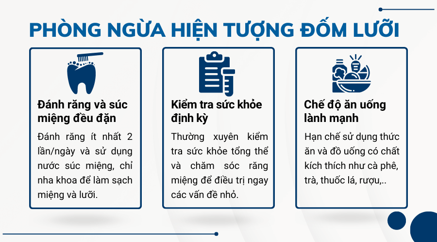 Phòng ngừa hiện tượng đốm lưỡi 