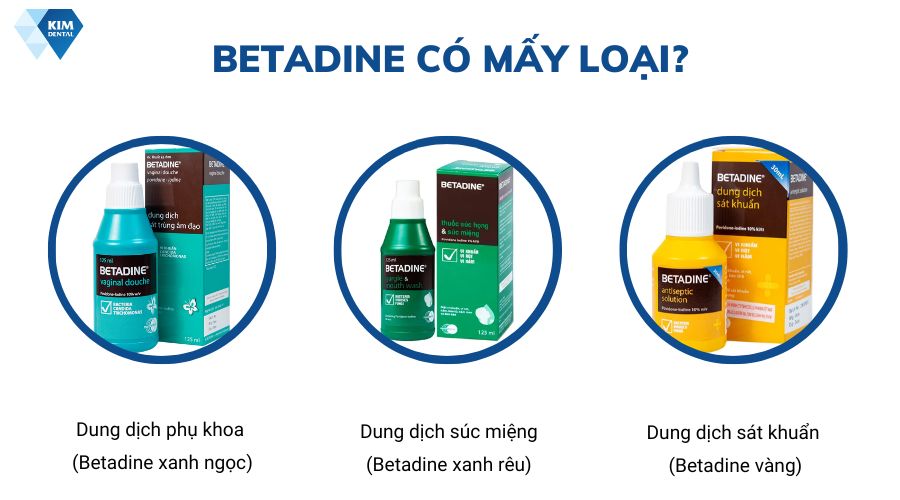 betadine có mấy loại