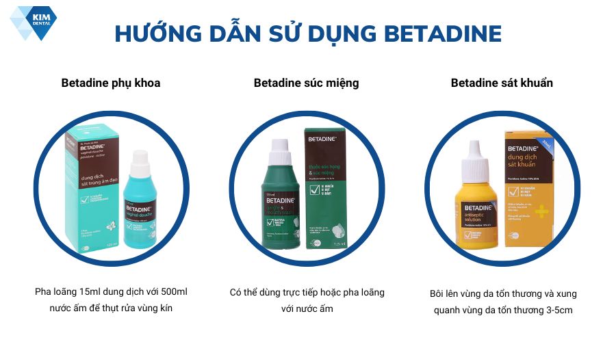 hướng dẫn sử dụng betadine