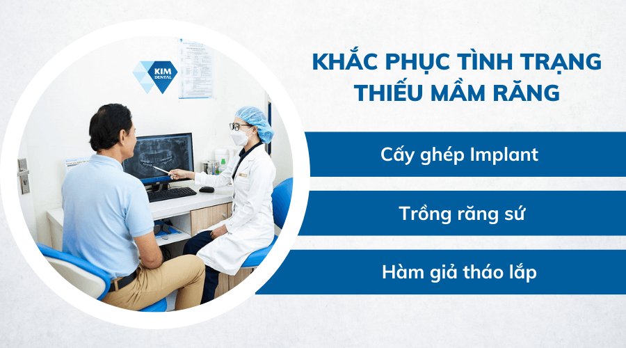 Cách khắc phục tình trạng thiếu mầm răng