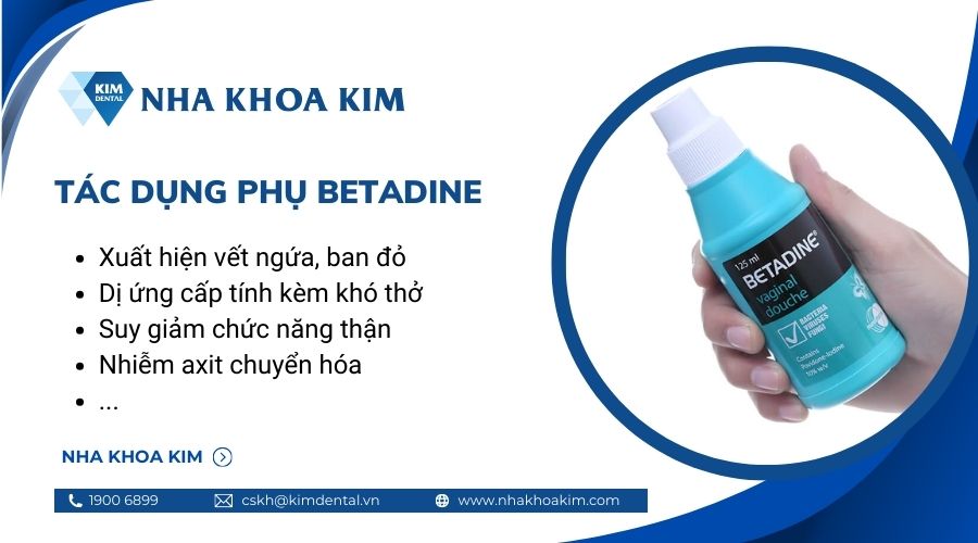 tác dụng phụ của dung dịch sát khuẩn