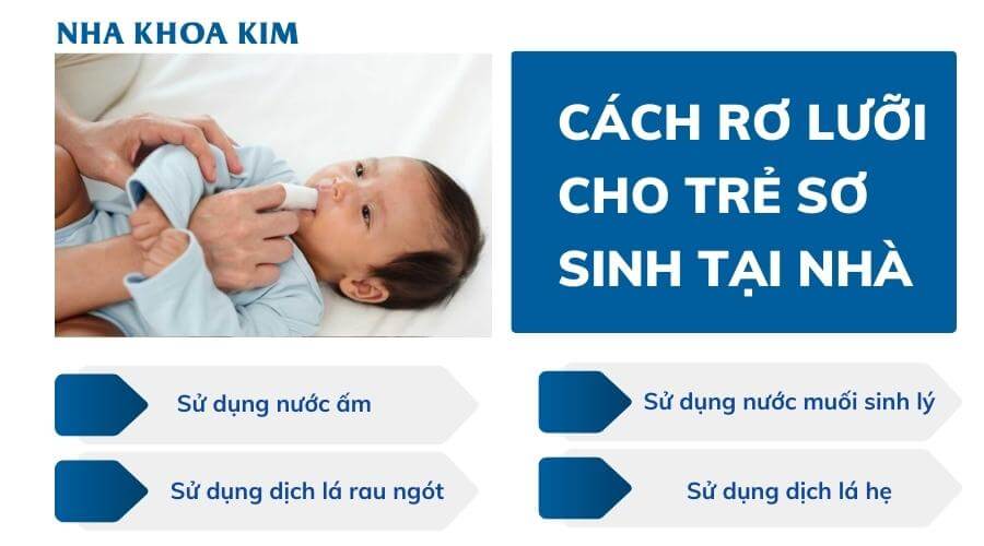 Hướng dẫn 4 cách rơ lưỡi cho trẻ sơ sinh tại nhà