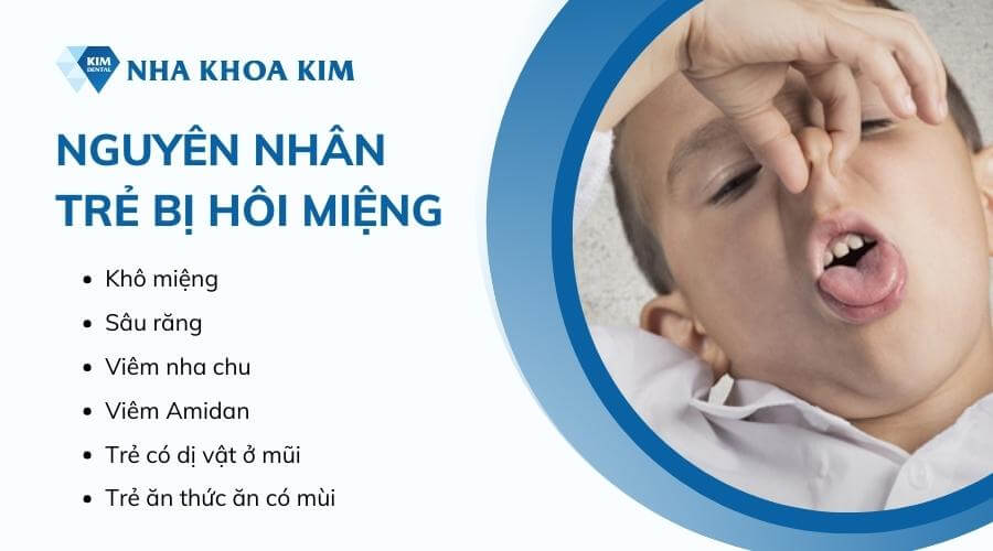 Nguyên nhân trẻ bị hôi miệng