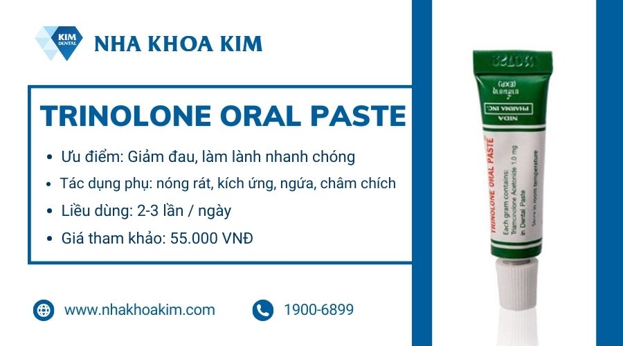 Thuốc bôi nhiệt miệng Thái Lan Trinolone Oral Paste