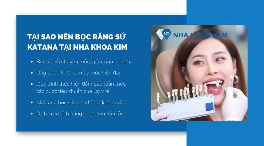 Bọc răng sứ Katana ở đâu uy tín?