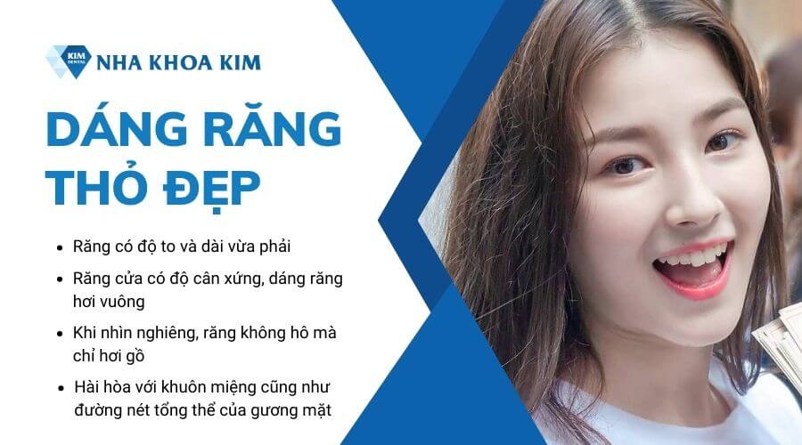 Dáng răng sứ thỏ xấu hay đẹp?