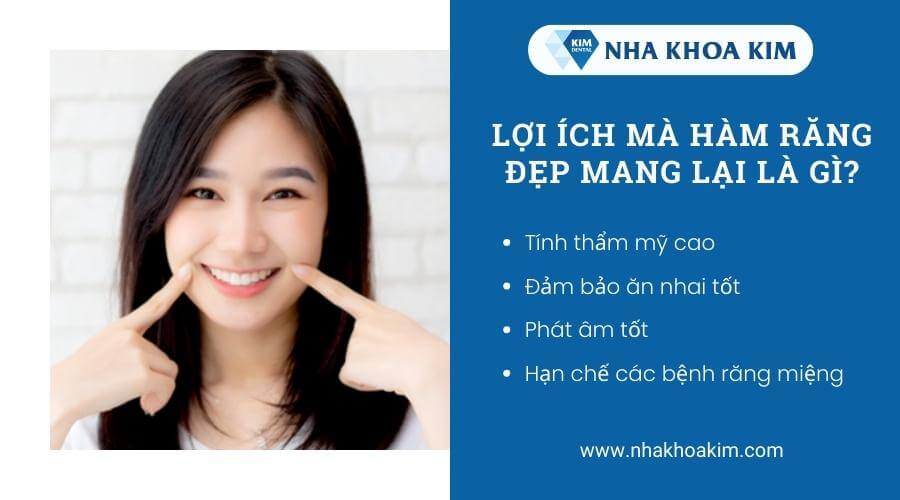 Lợi ích mà hàm răng đẹp mang lại là gì?