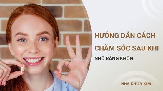 Hướng dẫn cách chăm sóc sau khi nhổ răng khôn