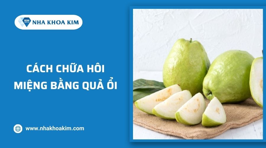 chữa hôi miệng bằng quả ổi